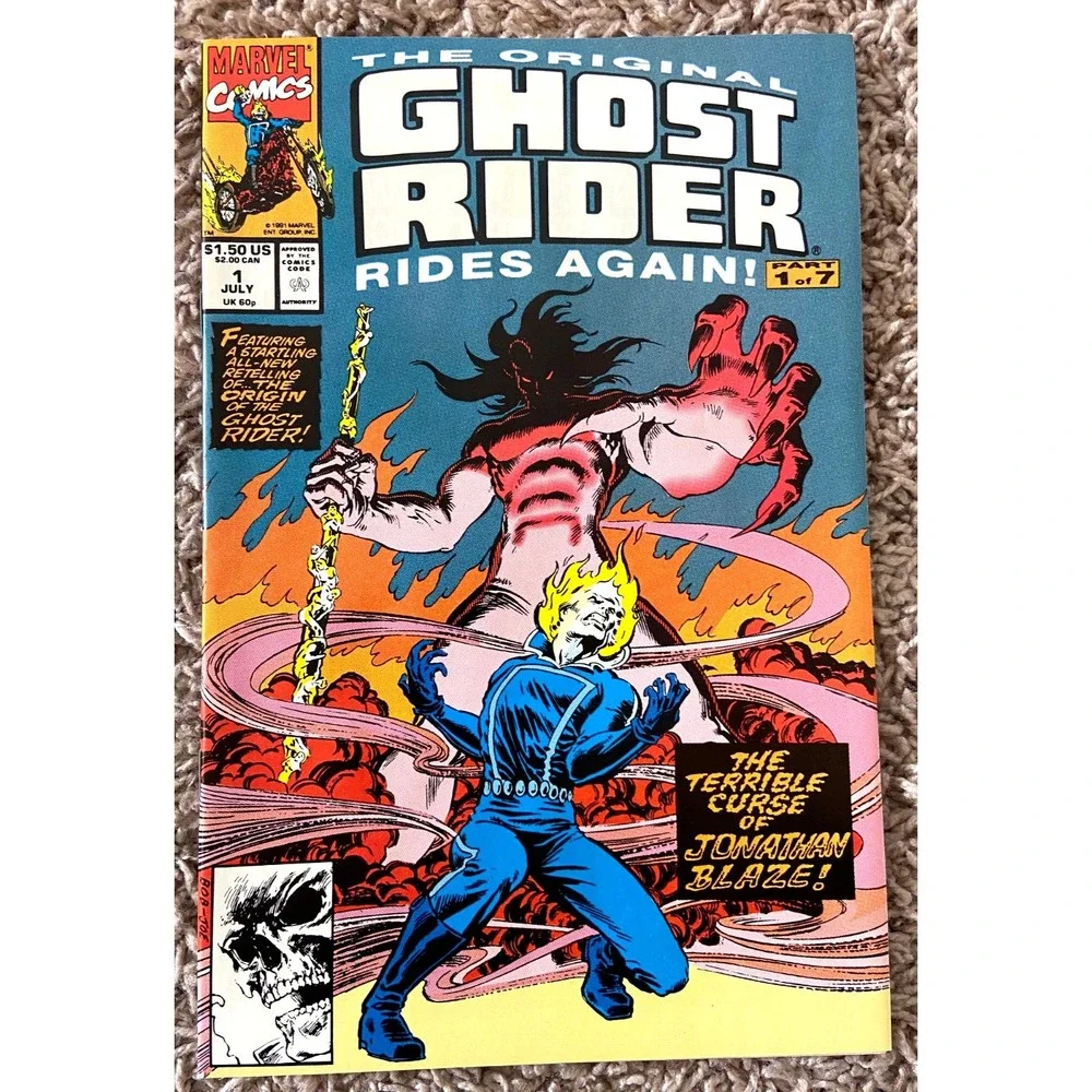 NEW Condition The Original Ghost Rider Rides Again #1 (Jul 1991,‎ Marvel) Mint